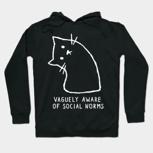 Vaguely Aware of Social Norms Hoodie